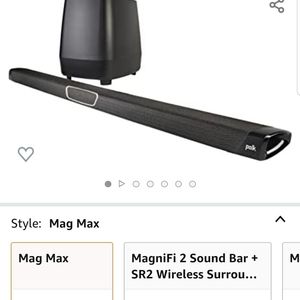 Polk magnifi max system brand new.